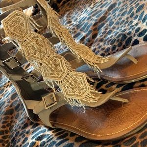 Beaded sandals
